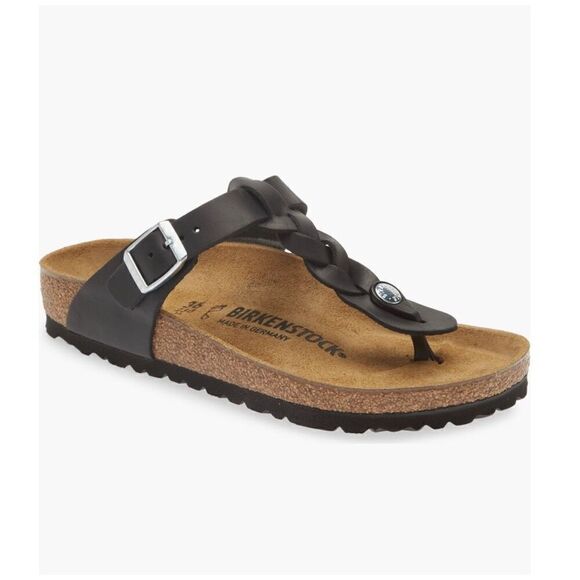 Birkenstock | Gizeh Braided Slide Sandals - Picture 1 of 8